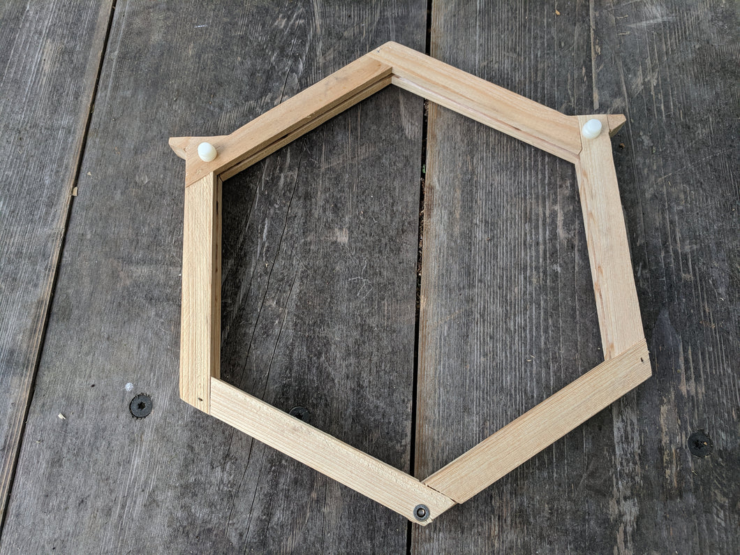 Hexagonal Frames For Comb Honey Cups